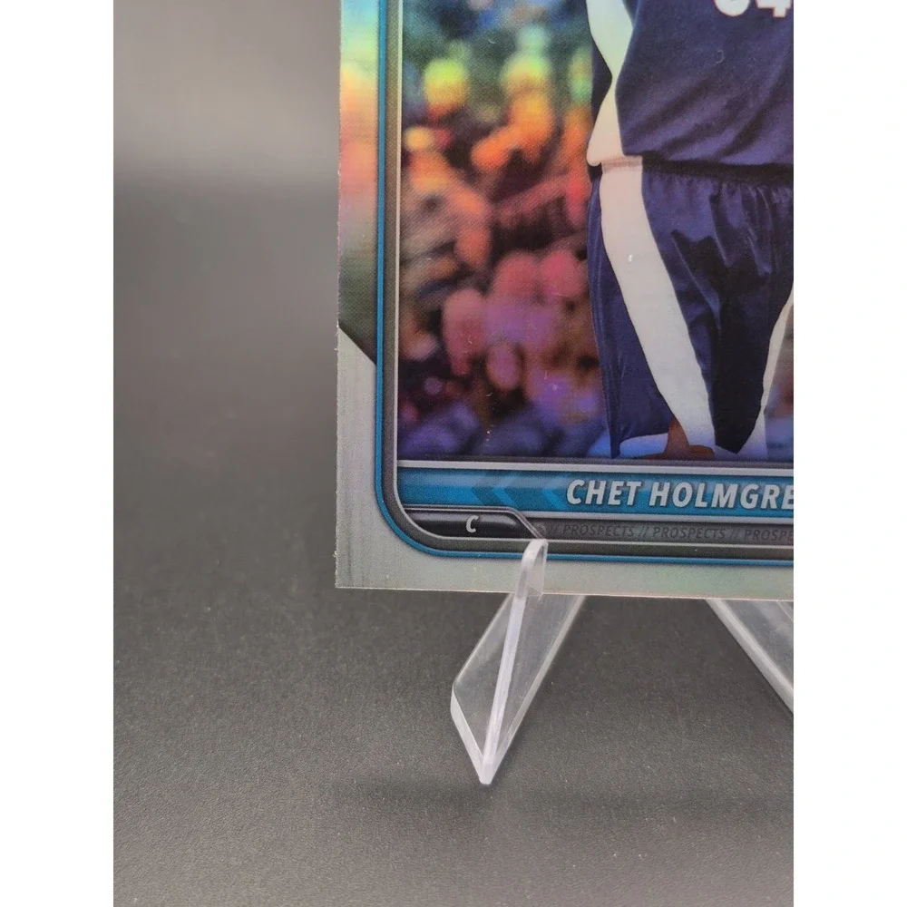 2022 Bowman Chrome Chet Holmgren #38 1st Bowman Chrome Refractor Thunder